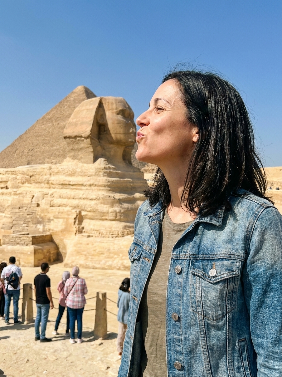 Sphinx küssen-Szene